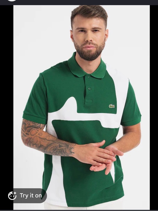 Lacoste Other - Lacoste Men’s Green White Colorblock Polo Shirt Regular Fit M